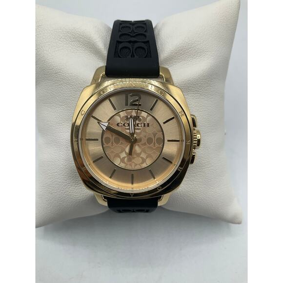 Coach Watch- about 36 mm, Black/Gold main image 6